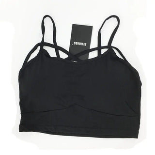 BIVIGAOS Summer New Modal Cotton Crossed Chest Top Crop Short Strappy Bra Cropped Feminino Sexy Crop Top Women Croptop Camisole ALODIA STORE