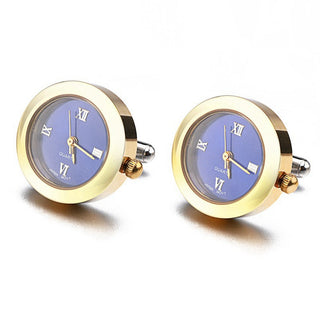 Battery Digital Watch Cufflinks For Men Lepton Real Clock ALODIA STORE