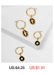 Wild&amp;Free Gold Plated Triangle Moon Star Pendant Necklace For Women Girls Short Geometric Charm Necklace ladies gift ALODIA STORE