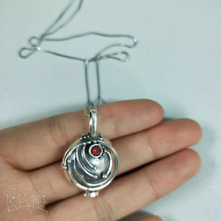925 Sterling Sliver The Vampire Diaries Elena Pendant Necklace Retro Jewelry Fashion Moive ALODIA STORE