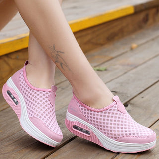 Women Casual Shoes Soft Bottom Walking Shoes Woman Air Mesh alodia store