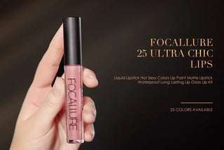 FOCALLURE 39 Color Matte Lipgloss Lip Tint Paint Colors Long Lasting Waterproof Liquid Moisturizing Lipstick Beauty Makeup ALODIA STORE