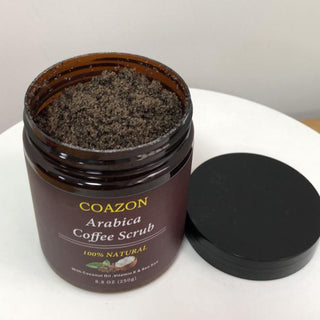 250g Coffee Scrub Body Scrub Cream Facial Dead Sea Salt For Exfoliating Whitening Moisturizing Anti Cellulite Treatment Acne ALODIA STORE