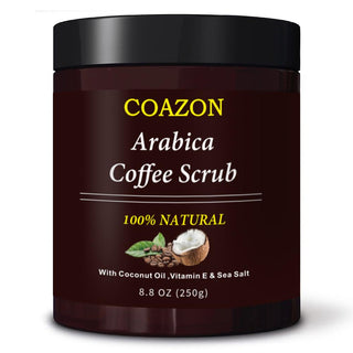 250g Coffee Scrub Body Scrub Cream Facial Dead Sea Salt For Exfoliating Whitening Moisturizing Anti Cellulite Treatment Acne ALODIA STORE