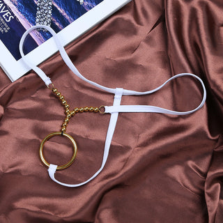 YiZYiF Jockstrap Men G Strings Thongs Sexy Underwear Mens Lingerie O-rings And Beads G-string Bikini String Homme Thong Men Sexy ALODIA STORE