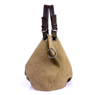 Women Canvas Messenger Bags Female Crossbody Bags Solid Shoulder Bag Fashion Casual Designer Female Handbag Large Capacity Tote ALODIA STORE