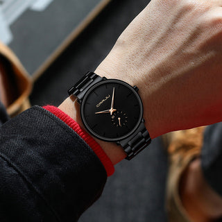 CRRJU Mens Watches Stainless Steel Men's Wrist Watch Casual Luxury Waterproof Sport Watch for Men Quartz Watch Relogio Masculino ALODIA STORE