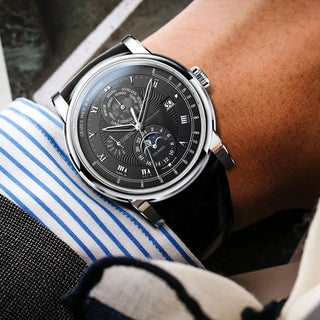 Vintage simple style Automatic Mechanical Switzerland Luxury Brand LOBINNI Watch Men Sapphire Waterproof Men's Clock Male Watch ALODIA STORE