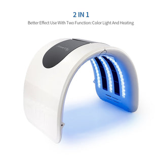 2 IN 1 Foldable 7 Color LED Photon 30-60℃ Heating Threapy Face&Body Mask ALODIA STORE