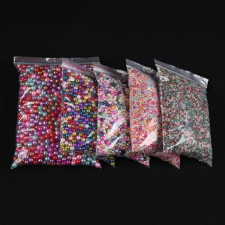 ABS Imitation Pearl Beads Loose Round Acrylic Beads To Needlework Handmade For Necklace Bracelets DIY Jewelry Components Making ALODIA STORE