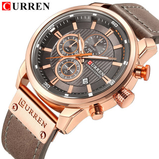 CURREN Fashion Date Quartz Men Watches Top Brand Luxury Male Clock Chronograph Sport Mens Wrist Watch Hodinky Relogio Masculino ALODIA STORE