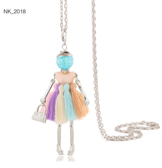 Cute Women Necklace Statement Lady Charm Long Trendy Necklace New Fashion Female Big Pendant Lovely Jewelry Gift Wholesale ALODIA STORE