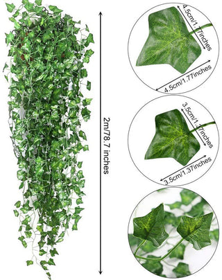 210Cm Artificial Hanging Christmas Garland Plants Vine ALODIA STORE