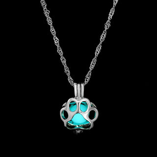 ZOVOLI Vintage Moon Luminous Glowing Moonstone Pendant Necklace Women Jewelry Long Chain Lotus Buddha Pendant Necklaces Gifts ALODIA STORE