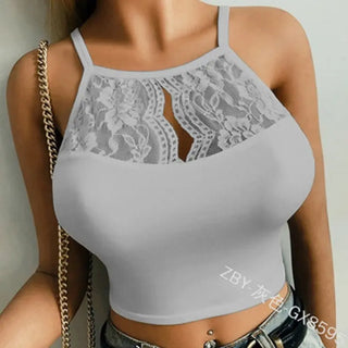 Women Lace Sexy Vest Strap Fashion Camisole Sleeveless T-Shirt Underwear Tank Tops Lady Korean Casual Women Summer Tank Croptop ALODIA STORE