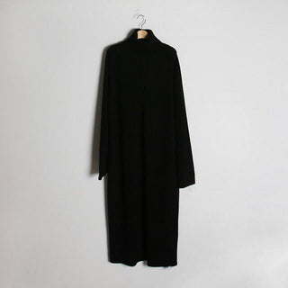 2023 Korean Style Turtleneck Long fall winter Sweater Dress Side split Female Pullover mujer sueteres ALODIA STORE