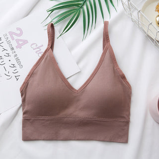 Women Sexy Crop Tops Tube Top Female Streetwear Sleeveless Camis Seamless Sports Lingerie Tee Bra Crop Top Bandeau Top Tank ALODIA STORE