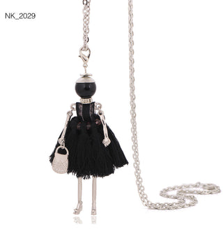 Cute Women Necklace Statement Lady Charm Long Trendy Necklace New Fashion Female Big Pendant Lovely Jewelry Gift Wholesale ALODIA STORE