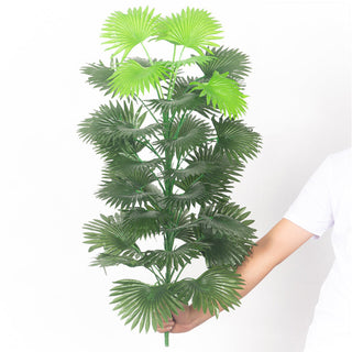 90cm Tropical Palm Tree Large Artificial Plants Fake Monstera Silk Palm Leafs Big Coconut Tree Without Pot For Home Garden Decor ALODIA STORE