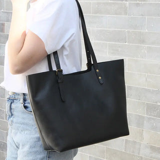 Women's bag 2021 new big bag fashion classic first layer cowhide one-shoulder commuter handbag ALODIA STORE