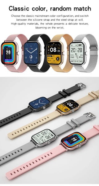 Full Touch Sport Smart Watch Men Women Heart Rate Fitness Tracker Bluetooth call Smartwatch wristwatch GTS 2 P8 plus watch+Box ALODIA STORE