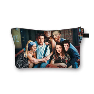 Starry Night / Kiss / Waterlily Painting Cosmetic Bag Van Gogh / Gustav Klimt / Monet Women ALODIA STORE