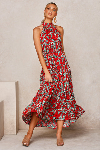 Summer Long Dress Polka Dot Casual Dresses Black Sexy Halter Strapless New 2023 ALODIA STORE