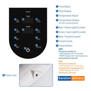 2 IN 1 Foldable 7 Color LED Photon 30-60℃ Heating Threapy Face&Body Mask ALODIA STORE