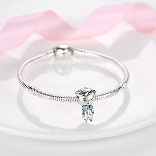 925 Sterling Silver Heart Shaped Charm Bead Fits Original Pandora Bracelet Necklace Women Chameleon Pendant DIY Fine Jewelry Hot ALODIA STORE