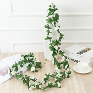 250CM Rose Artificial Flowers Christmas Garland for Wedding Home Room Decoration Spring Autumn Garden Arch DIY Fake Plant Vine ALODIA STORE