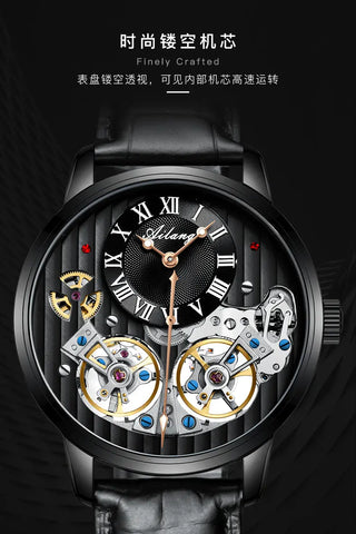 AILANG AAA Quality Watch Expensive Double Tourbillon Switzerland Watches Top Luxury Brand Men's Automatic Mechanical Watch Men ALODIA STORE