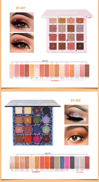 IMAGIC New Arrival Eyeshadow 16 Color Makeup Palette Matte ALODIA STORE
