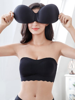 strapless sexy lingerie tube top bh bras for women plus size thinpadded bralette brassiere girl seamless wireless SML ALODIA STORE