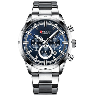 CURREN Men Watch Top Brand Luxury Sports Quartz Mens Watches Full Steel Waterproof Chronograph Wristwatch Men Relogio Masculino ALODIA STORE