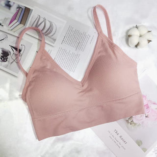 Women Sexy Crop Tops Tube Top Female Streetwear Sleeveless Camis Seamless Sports Lingerie Tee Bra Crop Top Bandeau Top Tank ALODIA STORE