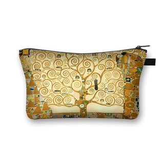 Starry Night / Kiss / Waterlily Painting Cosmetic Bag Van Gogh / Gustav Klimt / Monet Women ALODIA STORE