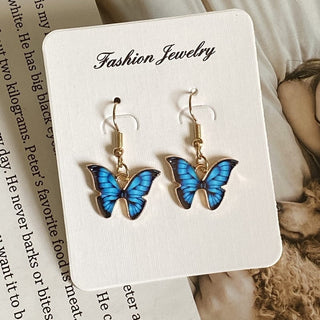 Fashion Women Necklace Korea Style New Butterfly Pendant Necklace Gift For Girl  Cute Lovely Neck Jewelry Wholesale Dropshipping ALODIA STORE