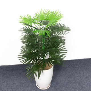 90cm Tropical Palm Tree Large Artificial Plants Fake Monstera Silk Palm Leafs Big Coconut Tree Without Pot For Home Garden Decor ALODIA STORE