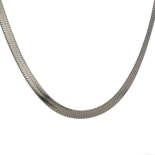 Yhpup Charm New Geometric Snake Chain Necklace Trendy Stainless Steel Jewelry Golden Metal Texture брелок Women Waterproof Gift ALODIA STORE