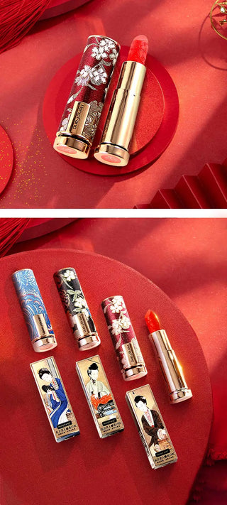 Oriental Classical Beauty Vintage Velvet Lipstick Matte Pigmented Waterproof Lasting Lip Makeup Silky touch Charming Cosmetics ALODIA STORE