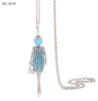 Cute Women Necklace Statement Lady Charm Long Trendy Necklace New Fashion Female Big Pendant Lovely Jewelry Gift Wholesale ALODIA STORE