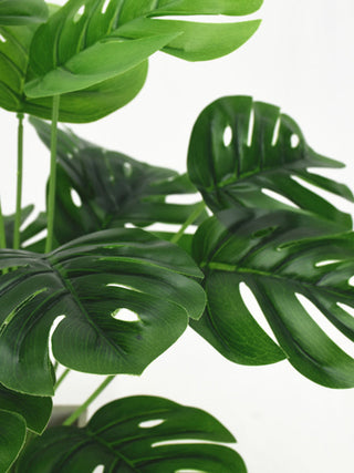 Artificial Plants Green Palm Leaves Monstera Home Garden Living Room Bedroom Balcony Decoration Tropical Plastic Fake Plant Long ALODIA STORE