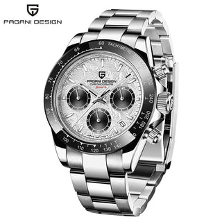 PAGANI DESIGN Top Brand New Rubber Strap Chronograph Watch Men Quartz Wristwatch Luxury Sapphire Glass Sports Watch Men Relogio ALODIA STORE