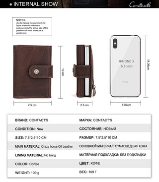 Customize Men Card Wallet Business Credit Card Holders leather ALODIA STORE