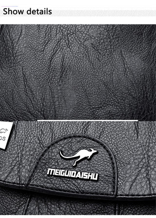 Women Leather Backpacks ALODIA STORE