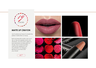 Colors Matte Lipstick High Gloss Crayons Long ALODIA STORE