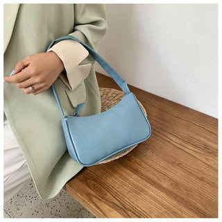 Fashion Design Women Small  Handbags Soft PU Leather Ladies Armpit Shoulder Bags Vintage Simple Girls Clutch Purse Tote ALODIA STORE