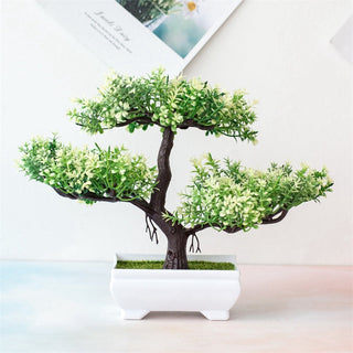 Artificial Plastic Plants Bonsai Small Tree Pot ALODIA STORE