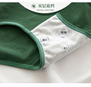 2021 Women Cotton Underwear Japanese Cute Briefs Mid Waist Seamless Underpants Cute Cartoon Panties Female Cotton Lingerie ALODIA STORE