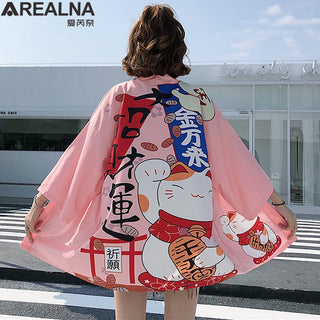 Haori Yukata Men Korean Samurai Japanese Kimono Traditional Clothing Vintage Crane Anime Kimono Beach Girls Cosplay Dress Shirts ALODIA STORE